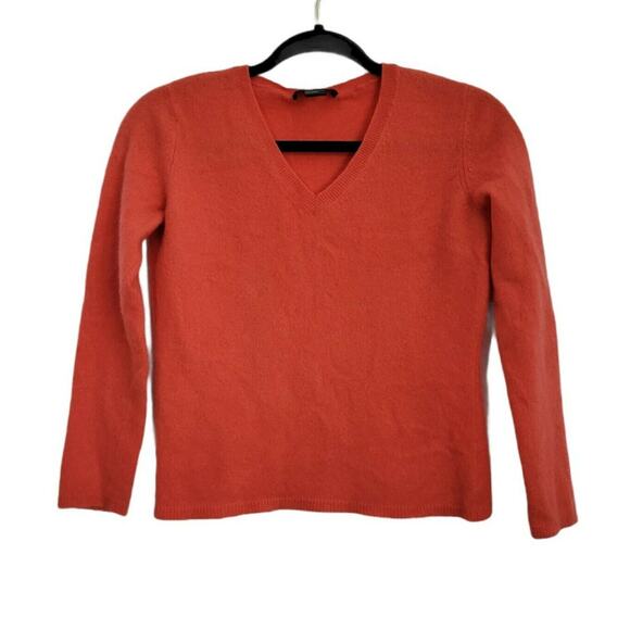 Ann Taylor Cashmere Coral Sweater Women's Medium - Picture 1 of 6